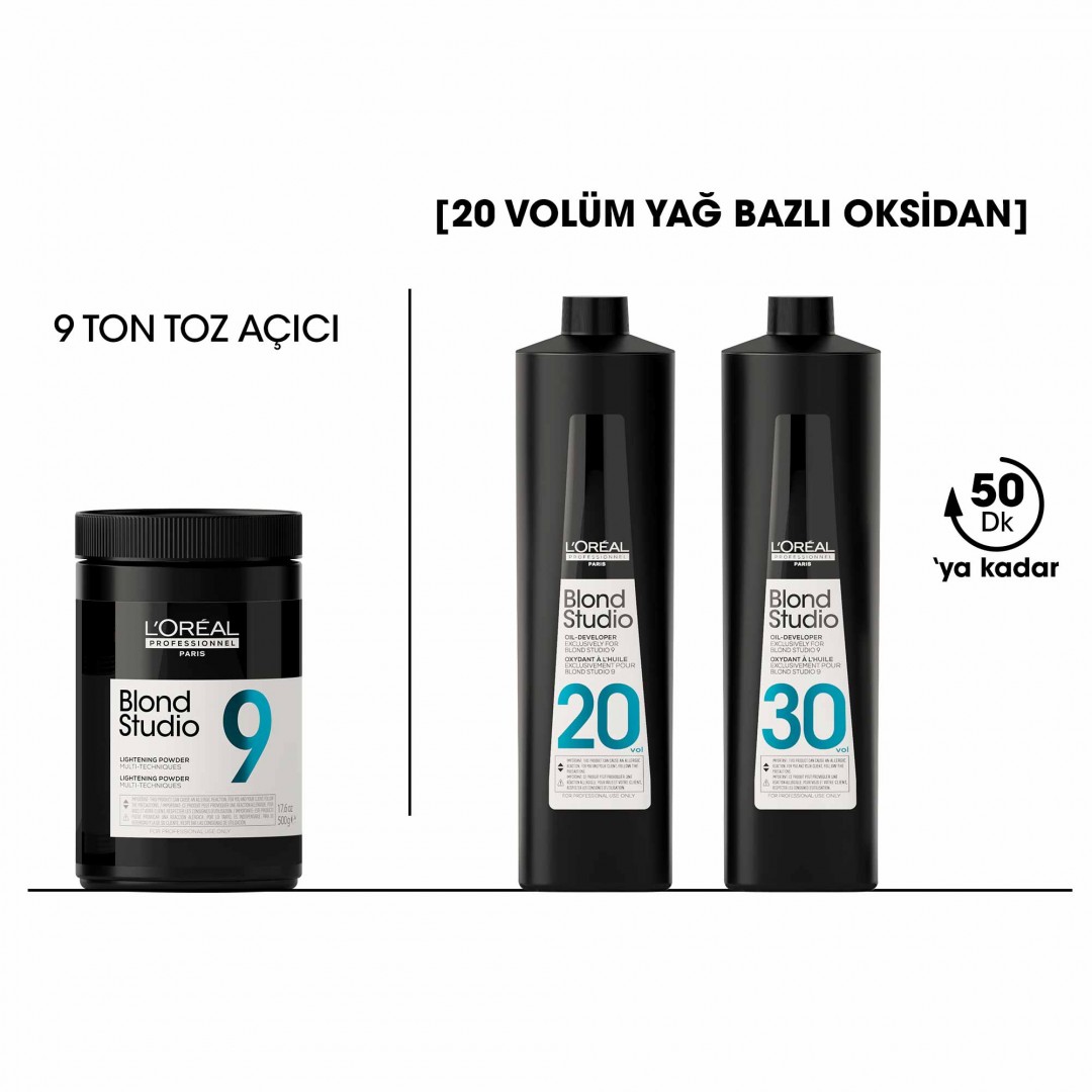 L'Oréal Professionnel Paris Blond Studio Oil Developer 20 Volüm Oksidan 1000 ml