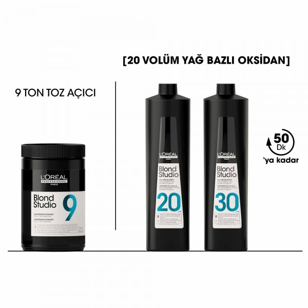 L'Oréal Professionnel Paris Blond Studio Oil Developer 20 Volüm Oksidan 1000 ml L'Oréal Professionnel Paris Blond Studio Oil Developer 20 Volüm Oksidan 1000 ml