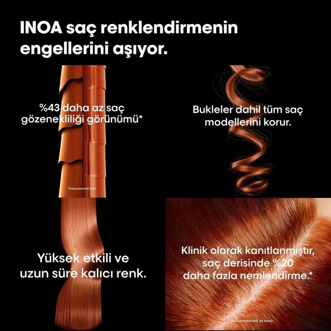 Loreal Professionnel Paris Inoa Amonyaksız Saç Boyası 60 gr - 4.0 Yoğun Kahve