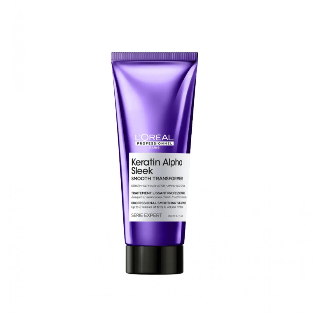 L'Oréal Professionnel Keratin Alpha Sleek Smooth Transformer Elektriklenme Önleyici Saç Kremi 200 ml