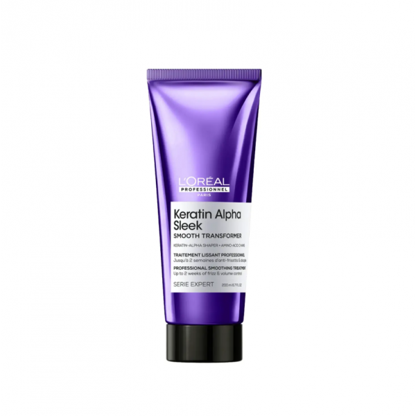 L'Oréal Professionnel Keratin Alpha Sleek Smooth Transformer Elektriklenme Önleyici Saç Kremi 200 ml