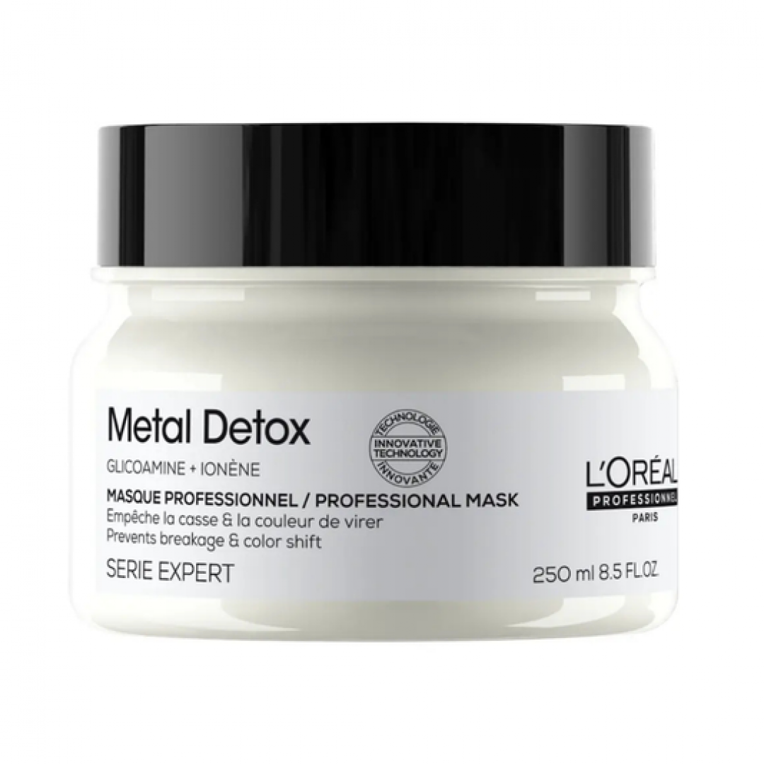 Loreal Professionnel Paris Serie Expert Metal Detox Renkli ve Açıcı ile İşlem Görmüş Saçlar İçin Metal Karşıtı Koruyucu Maske 250 ml Loreal Professionnel Paris Serie Expert Metal Detox Renkli ve Açıcı ile İşlem Görmüş Saçlar İçin Metal Karşıtı Koruyucu Maske 250 ml