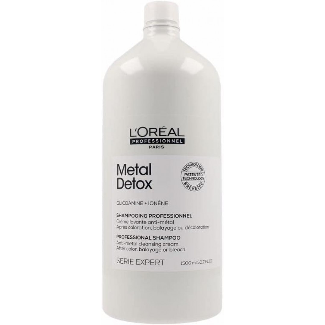 Loreal Professionnel Paris Serie Expert Metal Detox Renkli ve Açıcı ile İşlem Görmüş Saçlar İçin Metal Karşıtı Arındırıcı Şampuan 1500 ml