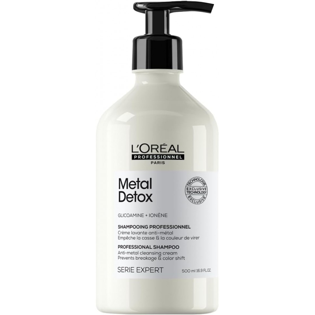 Loreal Professionnel Paris Serie Expert Metal Detox Renkli ve Açıcı ile İşlem Görmüş Saçlar İçin Metal Karşıtı Arındırıcı Şampuan 500 ml