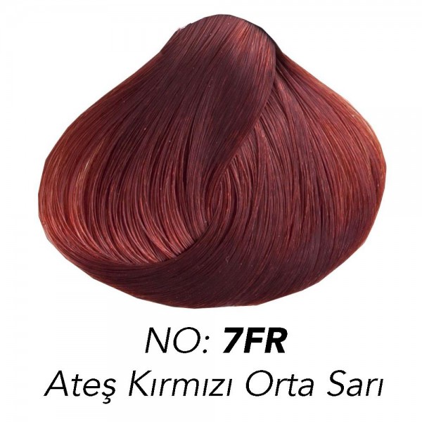 Organic Colour Systems Organik Bitkisel Saç Boyası 150 ml - 7FR Ateş Kırmızı Orta Sarı