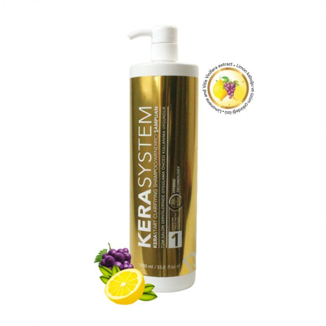 Kerasystem Clarifying Shampoo - Arındırıcı Şampuan | Saçı Tüm Kalıntılardan Arındıran Derinlemesine Temizlik!