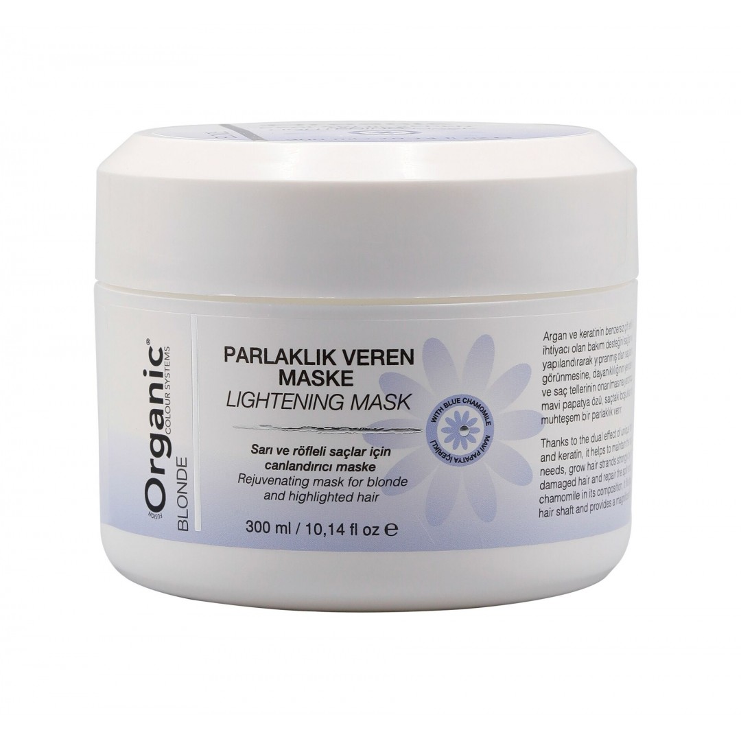 Organic Colour Systems Blonde Lightening Mask 300 ml  - Parlaklık Veren Maske