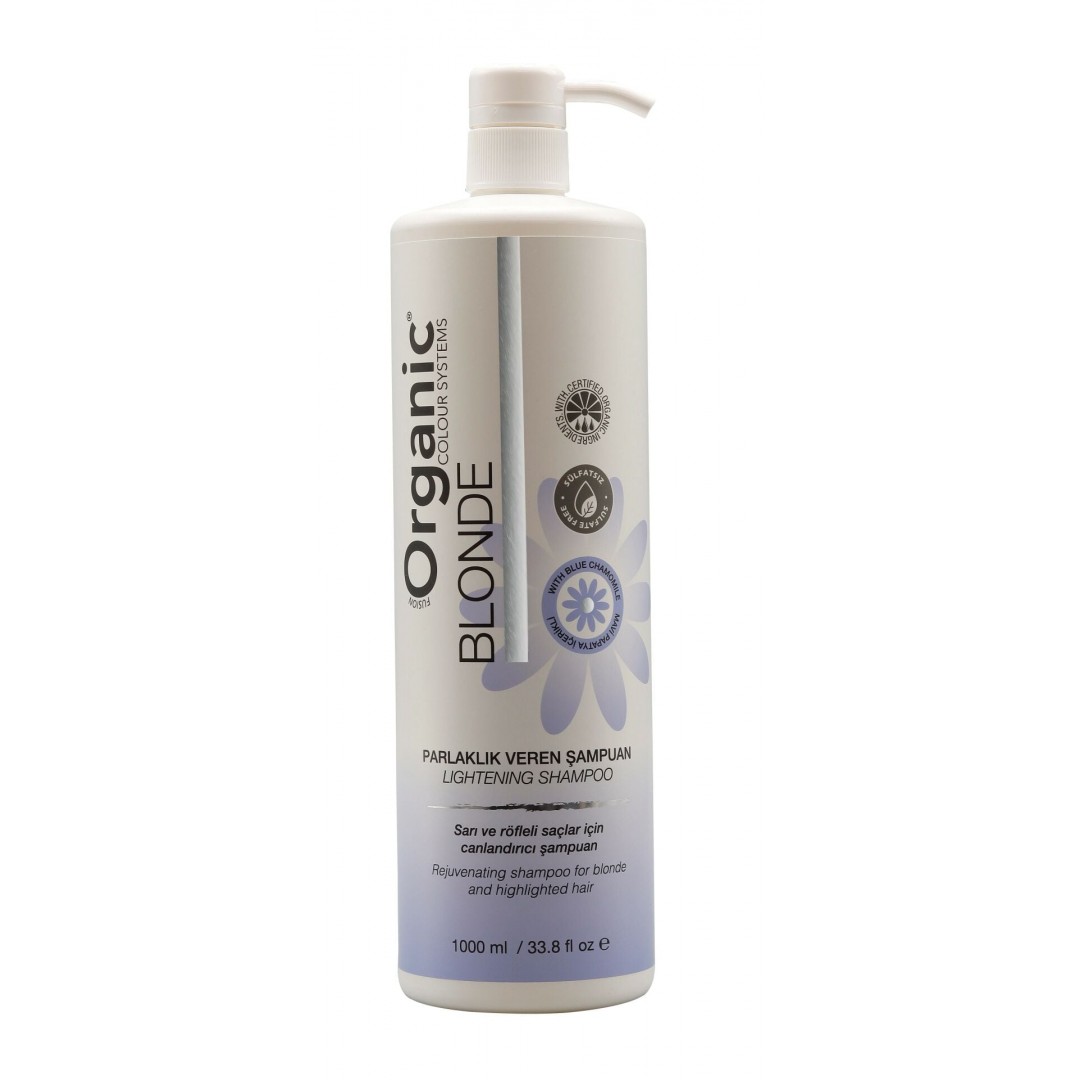 Organic Colour Systems Blonde Lightening Shampoo 1000 ml - Parlaklık Veren Şampuan
