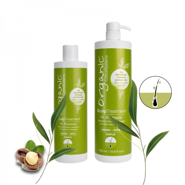 Organic Colour Systems Hair Loss (HL) Shampoo 1000 ml – Profesyonel Organik Dökülme Karşıtı Şampuan Organic Colour Systems Hair Loss (HL) Shampoo 1000 ml – Profesyonel Organik Dökülme Karşıtı Şampuan