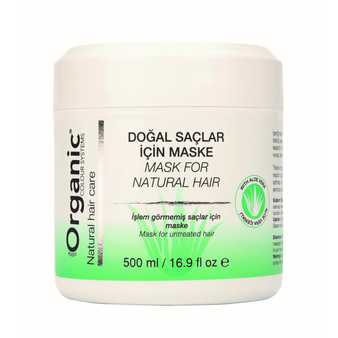 Organic Colour Systems Natural Hair Mask - İşlem Görmemiş Saçlar İçin Bakım Maskesi 500 ml
