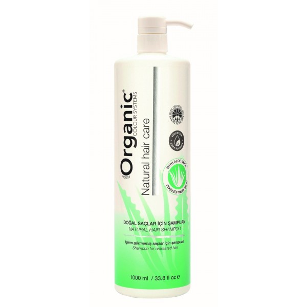 Organic Colour Systems Natural Hair Shampoo 1000 ml - İşlem Görmemiş Doğal Saçlar İçin Şampuan