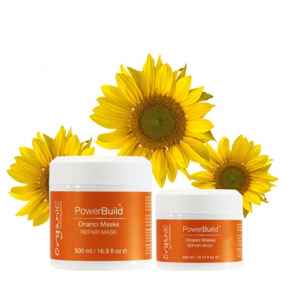Organic Colour Systems PowerBuild Onarıcı Saç Maskesi 500 ml – Profesyonel Organik Yapılandırma