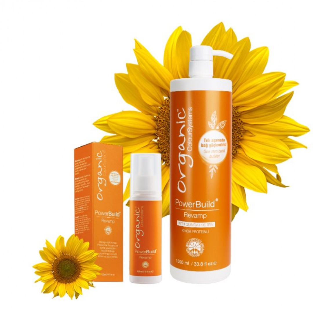 Organic Colour Systems PowerBuild Revamp 125 ml – Profesyonel Bağ Güçlendirici ve Acil Kurtarma Kompleksi