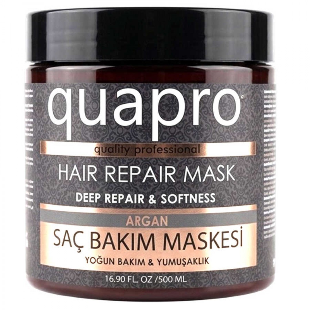 Quapro Argan Saç Bakım Maskesi 500 ML - Yoğun Nemlendirici ve Canlandırıcı