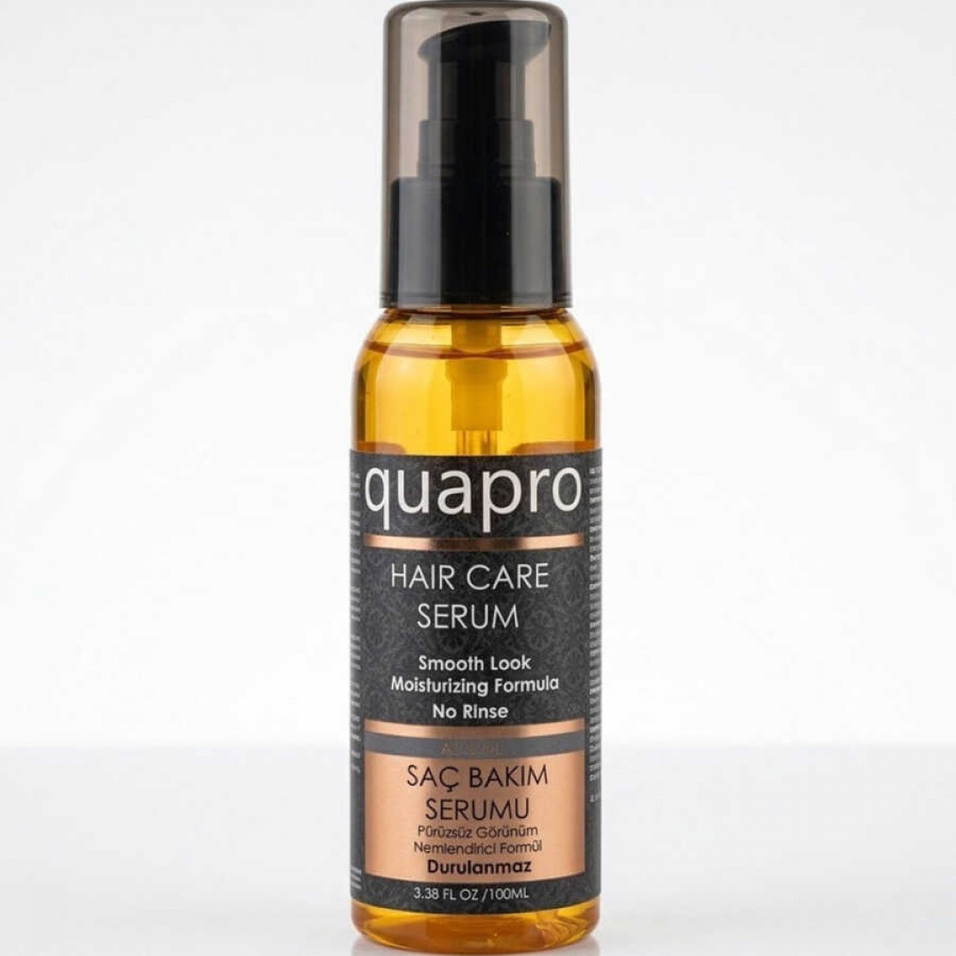 Quapro Argan Saç Serumu 100 ML - Elektriklenme Karşıtı ve Kırık Onarıcı