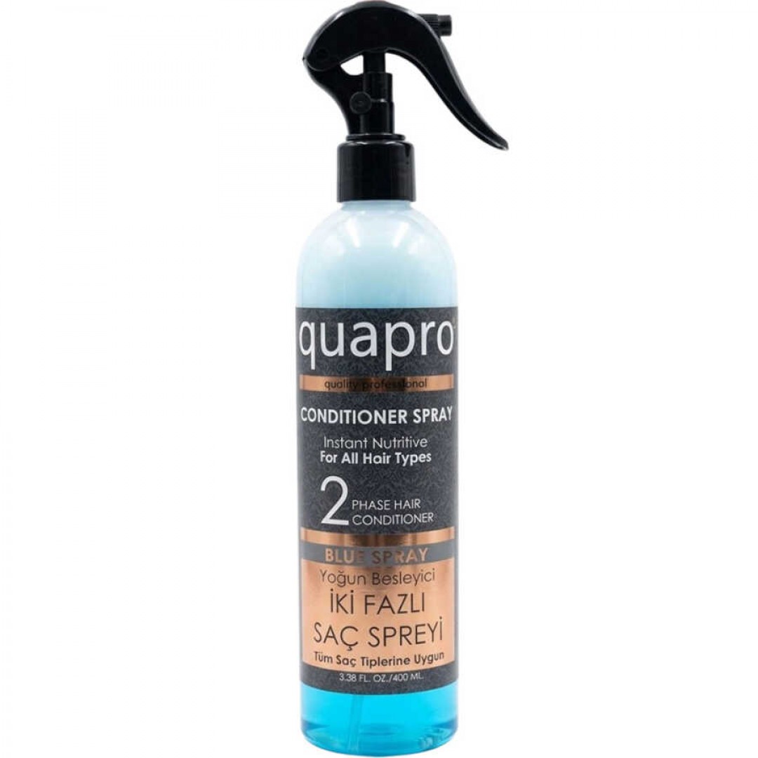 Quapro Fön Suyu Collagen 400 ML - Kolajen Destekli Şekillendirici ve Bakım Spreyi