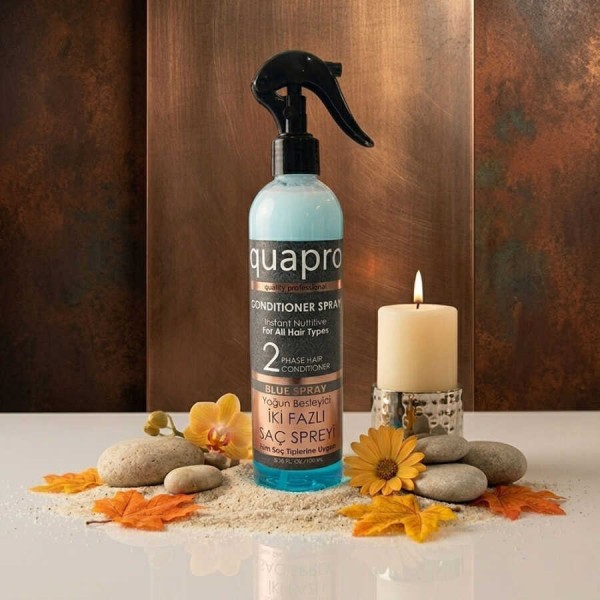 Quapro Fön Suyu Collagen 400 ML - Kolajen Destekli Şekillendirici ve Bakım Spreyi