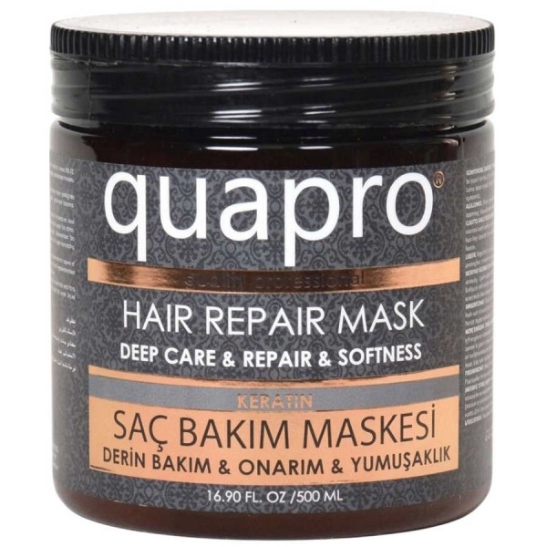 Quapro Keratin Saç Bakım Maskesi 500 ML - Yoğun Onarıcı ve Nemlendirici