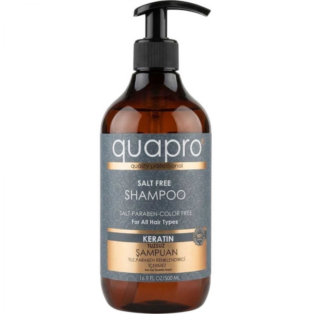 Quapro Keratin Şampuan 500 ML - Onarıcı ve Parlatıcı Bakım