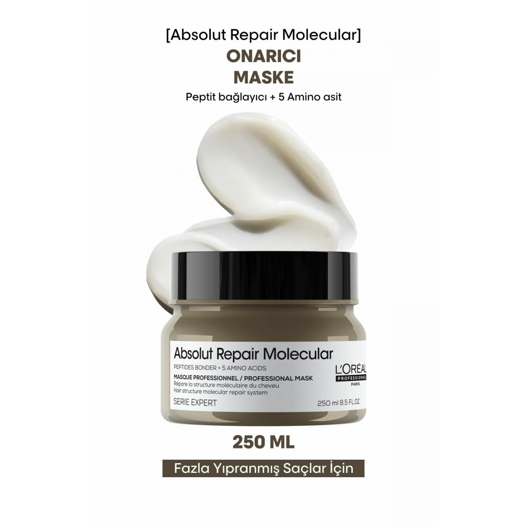 Loreal Professionnel Paris Serie Expert Absolut Repair Molecular Saç Maskesi 250 ml