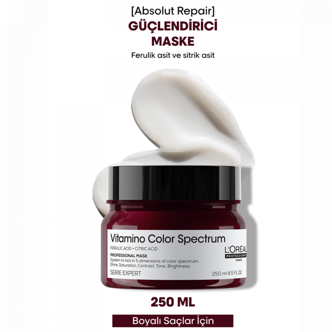 Loreal Professionnel Paris Serie Expert Vitamino Color Spectrum Boyalı Saçlar İçin Güçlendirici Maske 250 ml