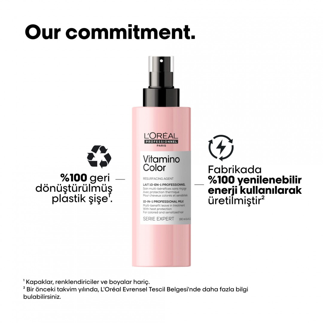 L'Oréal Professionnel Vitamino Color 10 Etkili Mucize Bakım Spreyi 190 ml L'Oréal Professionnel Vitamino Color 10 Etkili Mucize Bakım Spreyi 190 ml