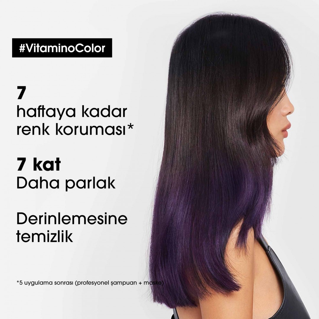 L'Oréal Professionnel Vitamino Color Şampuan 500 ml - Boyalı Saçlar İçin Renk Koruyucu Bakım