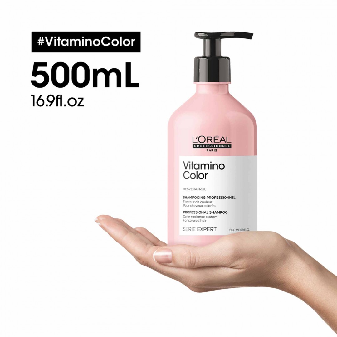 L'Oréal Professionnel Vitamino Color Şampuan 500 ml - Boyalı Saçlar İçin Renk Koruyucu Bakım