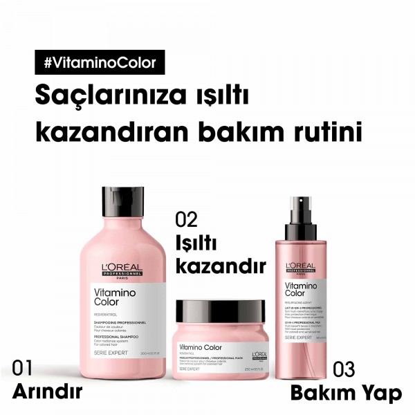 L'Oréal Professionnel Vitamino Color Şampuan 1500 ml - Boyalı Saçlar İçin Renk Koruyucu Bakım