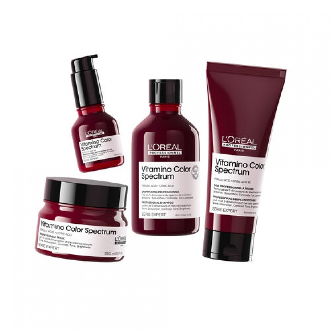 L'Oréal Professionnel Vitamino Color Spectrum Boyalı Saçlar İçin Solma Karşıtı Şampuan 300 ml L'Oréal Professionnel Vitamino Color Spectrum Boyalı Saçlar İçin Solma Karşıtı Şampuan 300 ml