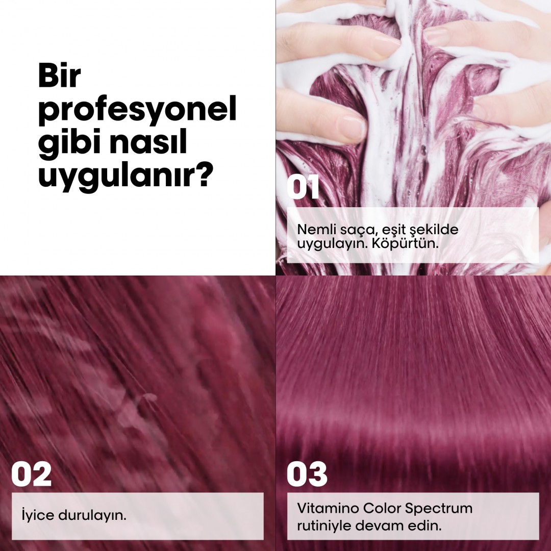 L'Oréal Professionnel Vitamino Color Spectrum Boyalı Saçlar İçin Solma Karşıtı Şampuan 500 ml L'Oréal Professionnel Vitamino Color Spectrum Boyalı Saçlar İçin Solma Karşıtı Şampuan 500 ml