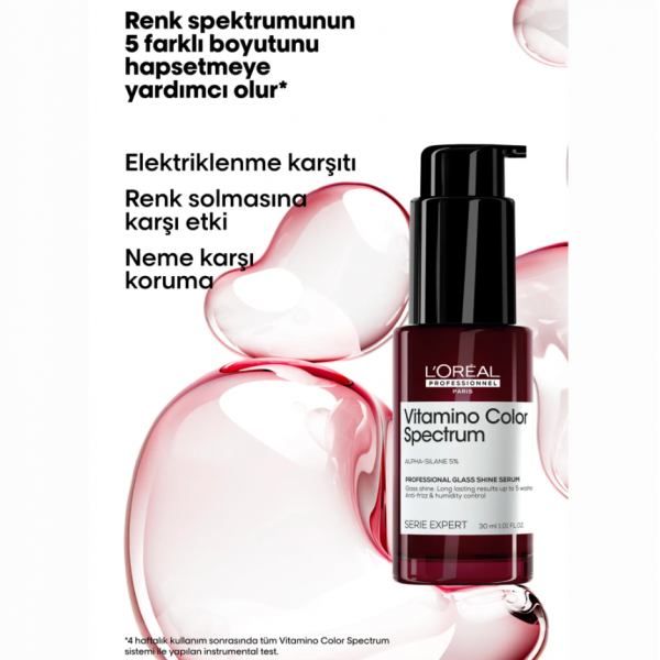 L'Oréal Professionnel Vitamino Color Spectrum Cam Parlaklığı Kazandıran Serum 30 ml L'Oréal Professionnel Vitamino Color Spectrum Cam Parlaklığı Kazandıran Serum 30 ml