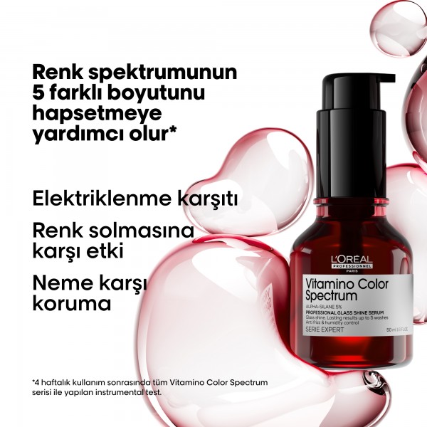 L'Oréal Professionnel Vitamino Color Spectrum Cam Parlaklığı Kazandıran Serum 50 ml L'Oréal Professionnel Vitamino Color Spectrum Cam Parlaklığı Kazandıran Serum 50 ml