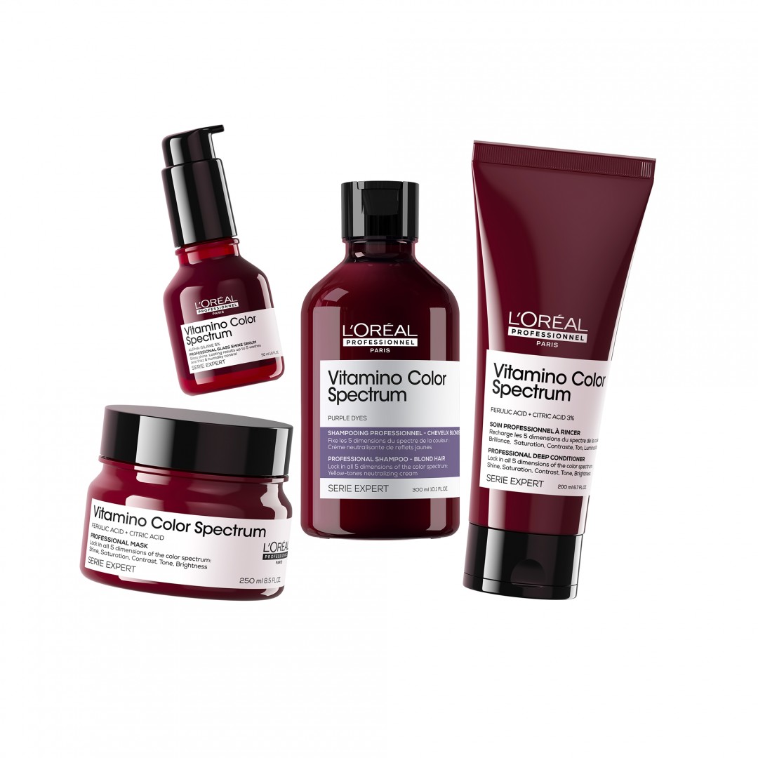 L'Oréal Professionnel Vitamino Color Spectrum Sarı Tonlarını Nötralize Edici Mor Şampuan 300 ml